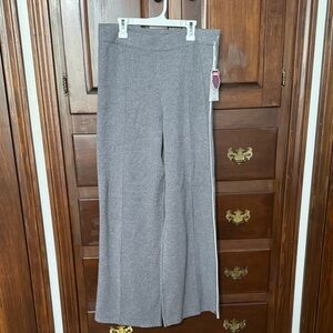 K-Swiss Pull On Gray Wide-Leg Trousers